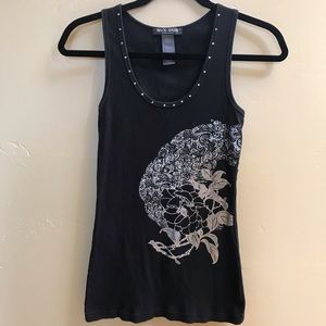 Bisou Bisou Tank Floral & Paisley Bling Small